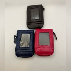 1839-MTT Unisex Wallet Credit Card Holder With RFID Blocker Two Color Choice